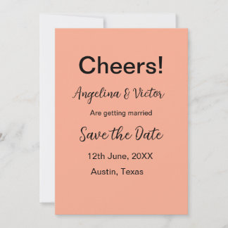 Convites Brindes salvam a data simples minimalista moderna