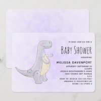 Brinquedo de dinossauro cinza fofo aquarela para c