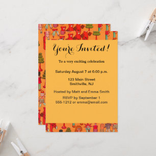 Convites Brinquedo de Natal Antigo Crianças Jogam