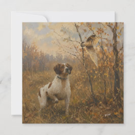 Convites Brittany Spaniel – Caça à Galinhola Arte