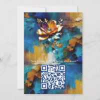 Bronze de abstrato, cor azul-ouro, estilo barroco