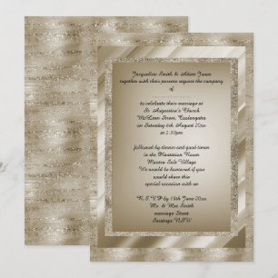 Convites Bronze - Múltiplos Padrões de Maternidade elegante