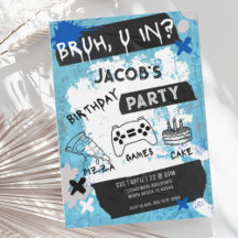 Bruh Você No Jogo Jogo Jogo Adolescente Aniversári