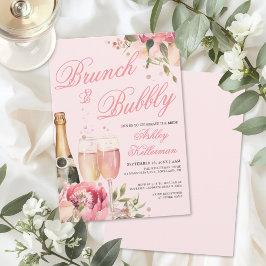 Convites Brunch And Bubbly Bridal Shower