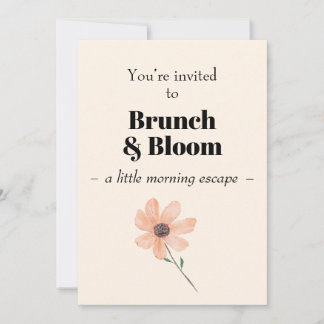 Convites Brunch & Bloom  Invitation