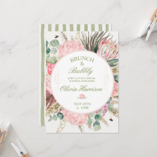 Convites Brunch & Bubbly Bridal Shower Invitation
