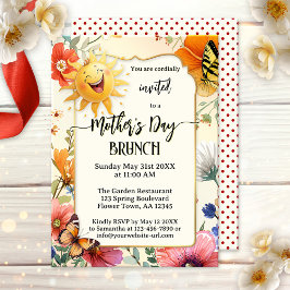 Convites Brunch Caprichoso Feliz Dia das Mães