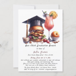 Convites Brunch & Churrasco de Formatura da Boss Chick