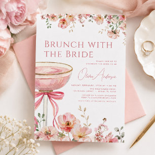 Convites Brunch com o Chá de panela do Arco Rosa Bride