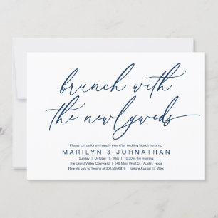 Convites Brunch Com Os Newlyweds, Celebração De Casamento P