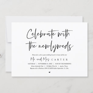 Convites Brunch com os recém-casados, pós-casamento