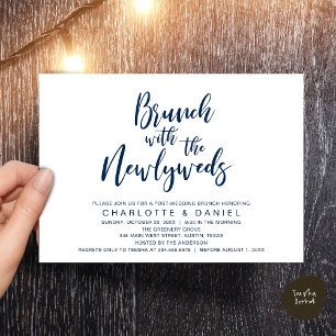 Convites Brunch com recém-casados, Elopemento de Casamento