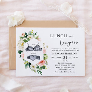 Convites Brunch de Almoço e Lingerie