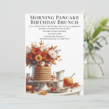 Brunch de Aniversário de Panqueca Matinal | Fim de