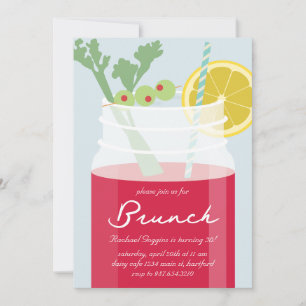 Convites Brunch de Bloody Mary