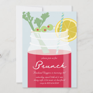 Convites Brunch de Bloody Mary