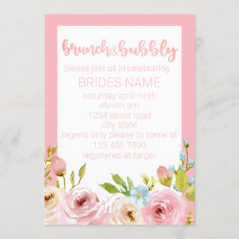 Convites Brunch e Bubble