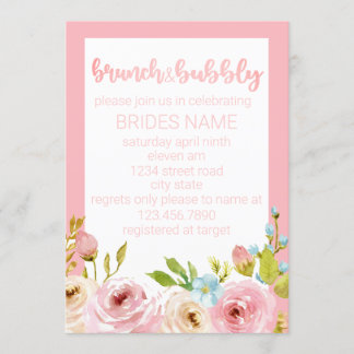Convites Brunch e Bubble