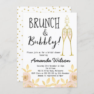 Convites Brunch E Chá de panela De Borracha