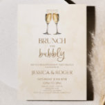 Convites Brunch e Festa de noivado<br><div class="desc">Este é um Champagne Brunch e Bubble Festa de noivado Brunch Invitation!</div>