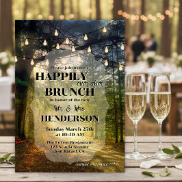 Convites Brunch Enchanted Forest Felizes Para Sempre