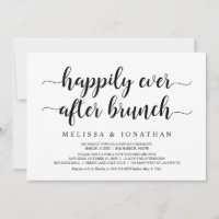 Brunch Feliz para Sempre, Casamento às Escuras