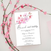 Brunch Floral de Cerejeira e Bubbly