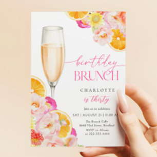Convites Brunch Floral e Brunch de Borracha