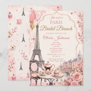 Convites Brunch Nupcial em Paris