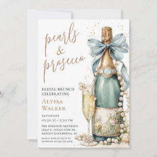 Convites Brunch Nupcial Pérolas & Prosecco
