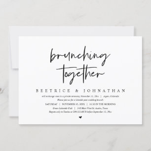Convites Brunching Junta, Elopement Brunch