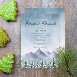 Convites Brunei Bridal, Floresta de Montanha Snowy de inver