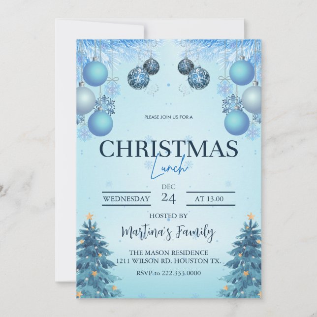 Convites Brunt de Natal (Frente)