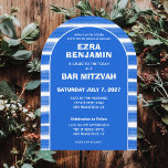 Convites Brushstrokes Atinge o Bar Personalizado Bat Mitzva<br><div class="desc">Cartão perfeito para anunciar um morcego mitzvah, bar mitzvah ou outra celebração judaica! Mão fez abstrato com pinceladas soltas para você na frente e atrás! TOTALMENTE PERSONALIZÁVEL! Clique em "Personalizar" acima para editar o texto. Clique em "editar usando a ferramenta design" para ajustar as fontes, as cores e os posicionamentos...</div>