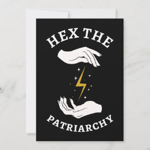 Convites Bruxa Feminista - Amaldiçoe a Patriarquia I