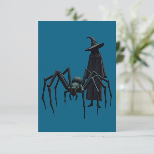 Convites Bruxas Aranhas Mutantes (Em pé/Frente)
