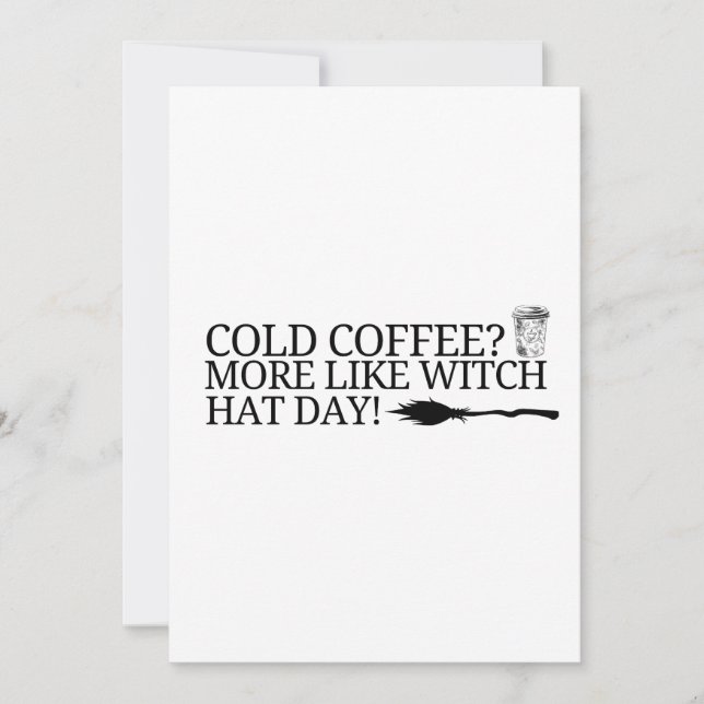 Convites bruxas, chapéus transparentes (Frente)