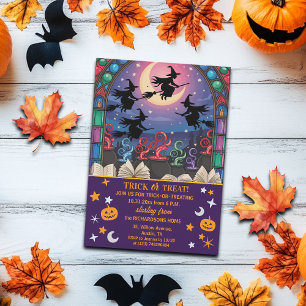 Convites Bruxas e Poções Trick ou Tratam o Halloween