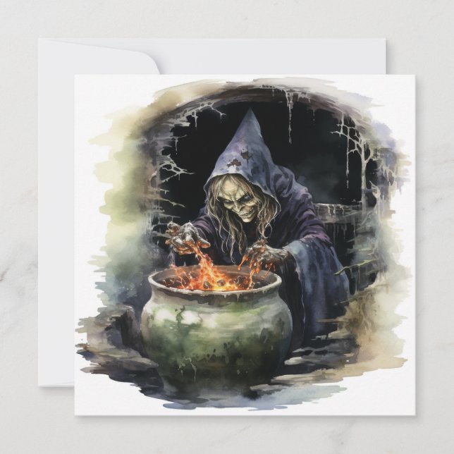 Convites "Bruxas e Whiskey Whirl" (Frente)