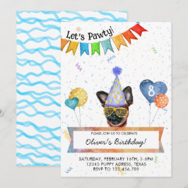 Convites Bruxelas Griffon deixa Festa de aniversário de cac