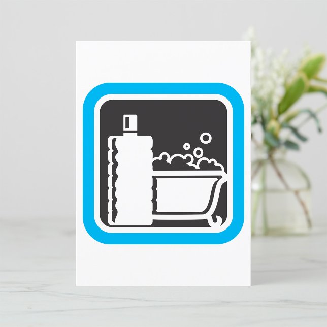 Convites Bubble Bath (Criador carregado)