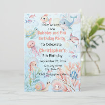 Bubbles & Fins Children's Birthday