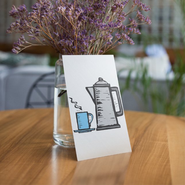 Convites Bule E Taça (Criador carregado)