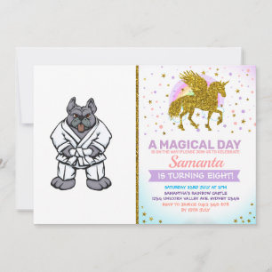 Convites Bulldog jiu jitsu   escolher cor de fundo