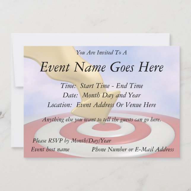 Convites Bullseye! (Frente)