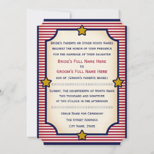 Convites Bully Pulpit (Coleção de Casamentos) 1904