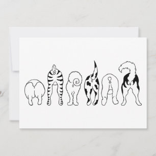 Convites Bumbuns de cães