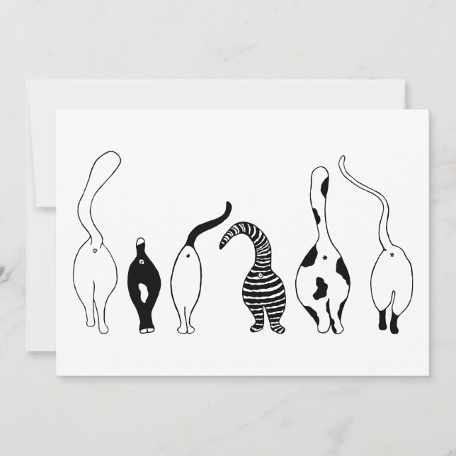 Convites Bumbuns de Gato (Frente)