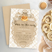 Bun in the Oven Neutral Bakery Baby Shower