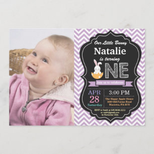 Convites Bunny Birthday Girl Easter Egg 1rua Primeiro Anive